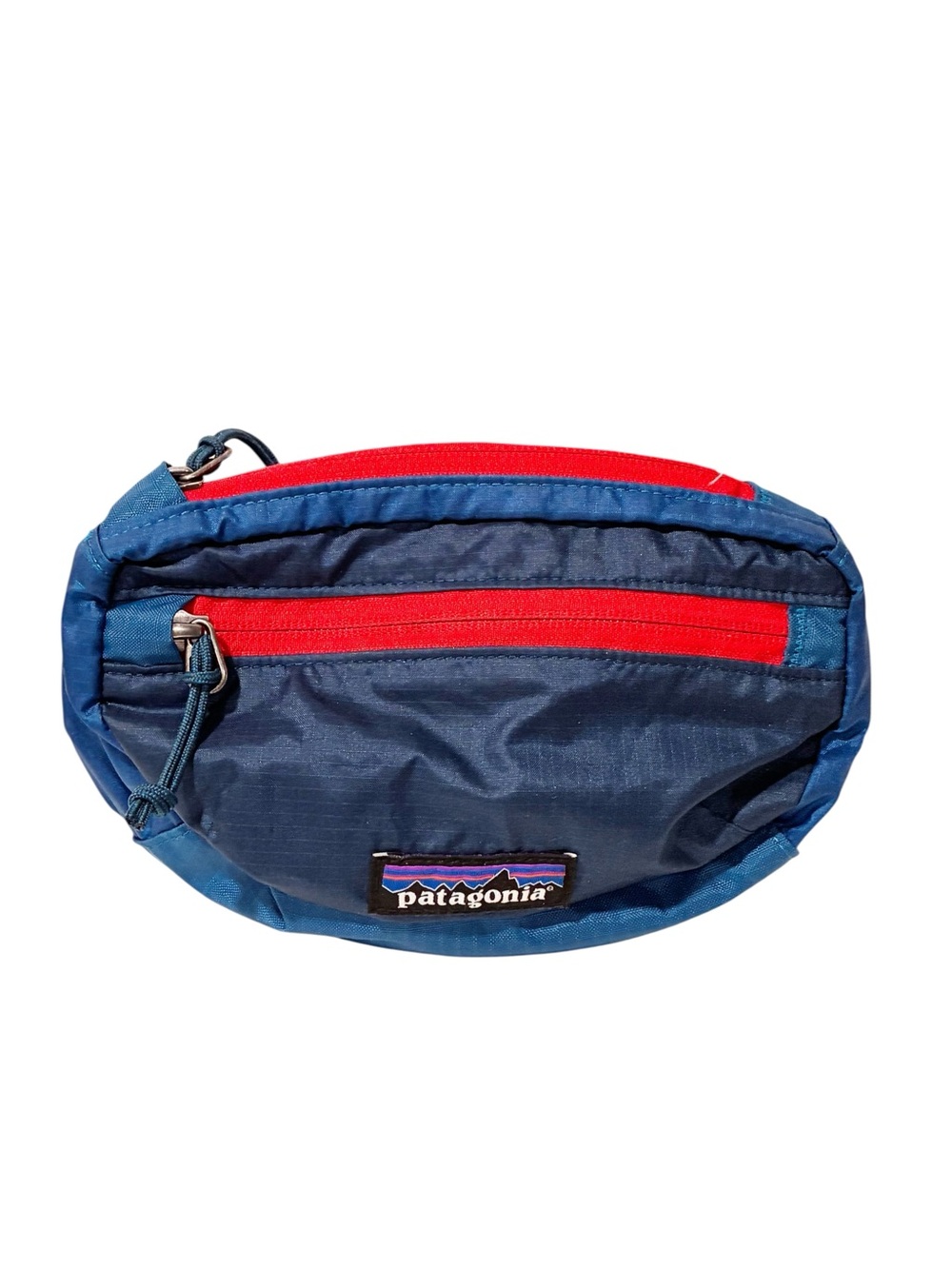 Patagonia Lightweight Sling Bag Blue Red Trim Nylon